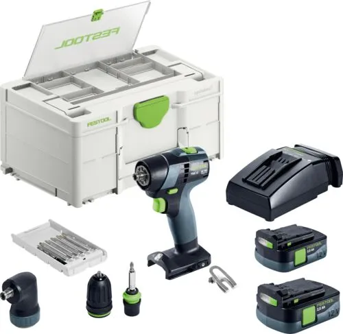 Festool Batteridrevet Drill/Driver TXS 12 2.5-Set