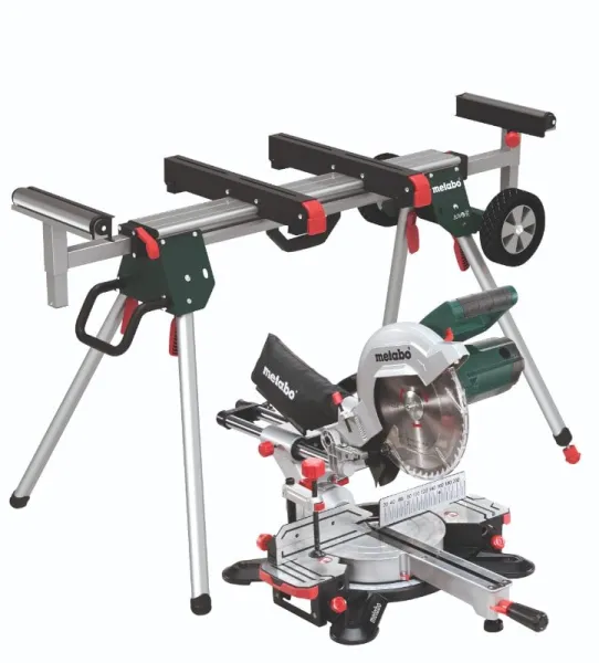Metabo kapp- og gjærsag KGS 254 M inkl. KSU 251 arbeidsbord