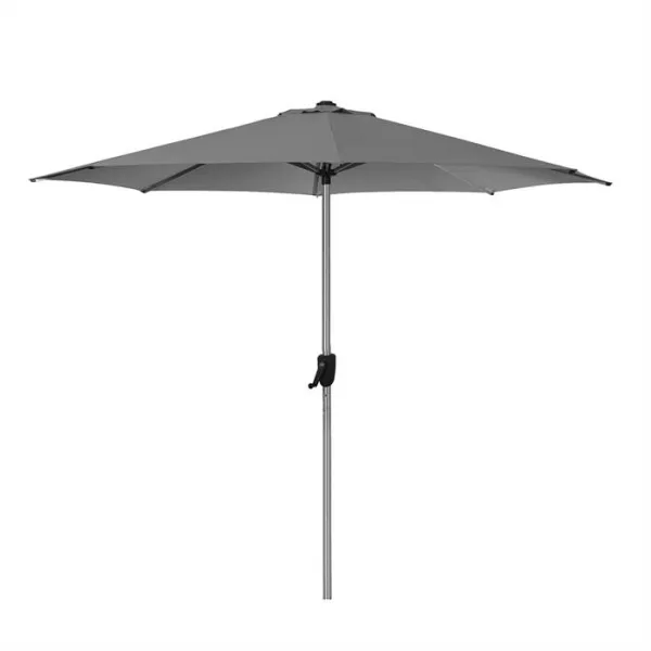 Cane-Line Sunshade parasoll med sveiv - Ø 300 cm - Antrasitt